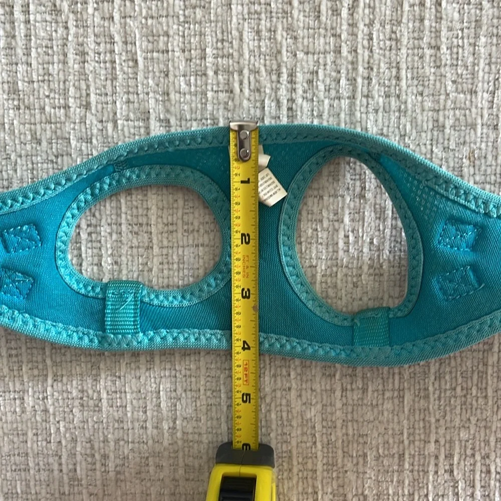 Dog Harness with Velcro and Hook Teal Small